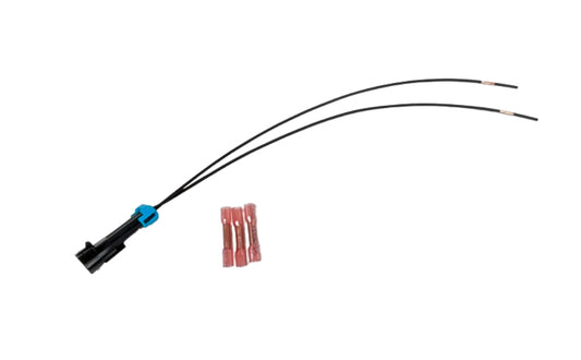 Delphi Metri-Pack 150 2 Way 18awg, Black 1' Pigtail