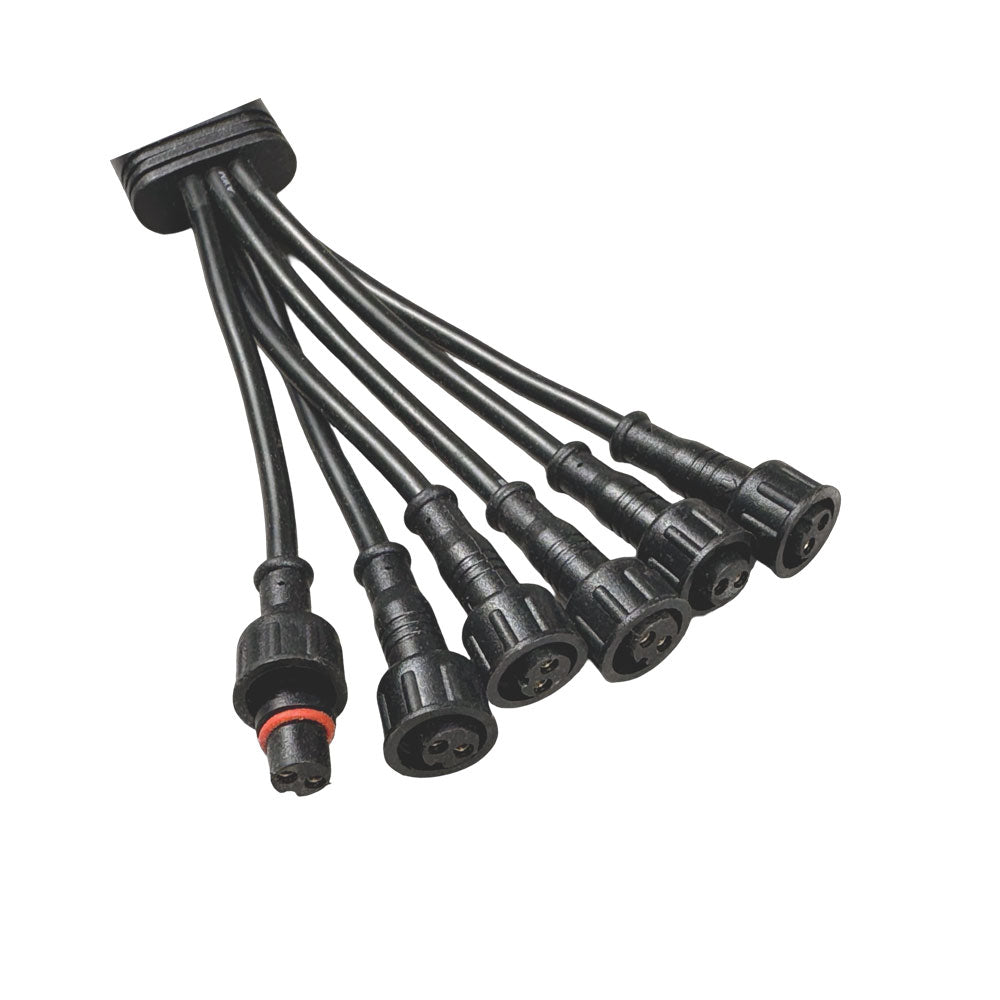 MINI-X Series - White Rock Light  Kit, IP69k, 24 Piece Kit: Complete