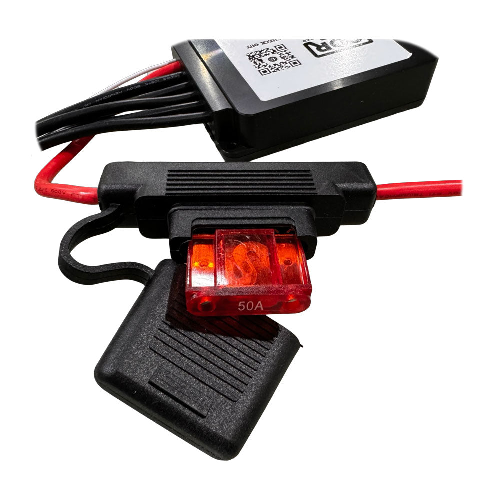 50A 5 Wire RGB+W Bluetooth LED Controller with IR Remote