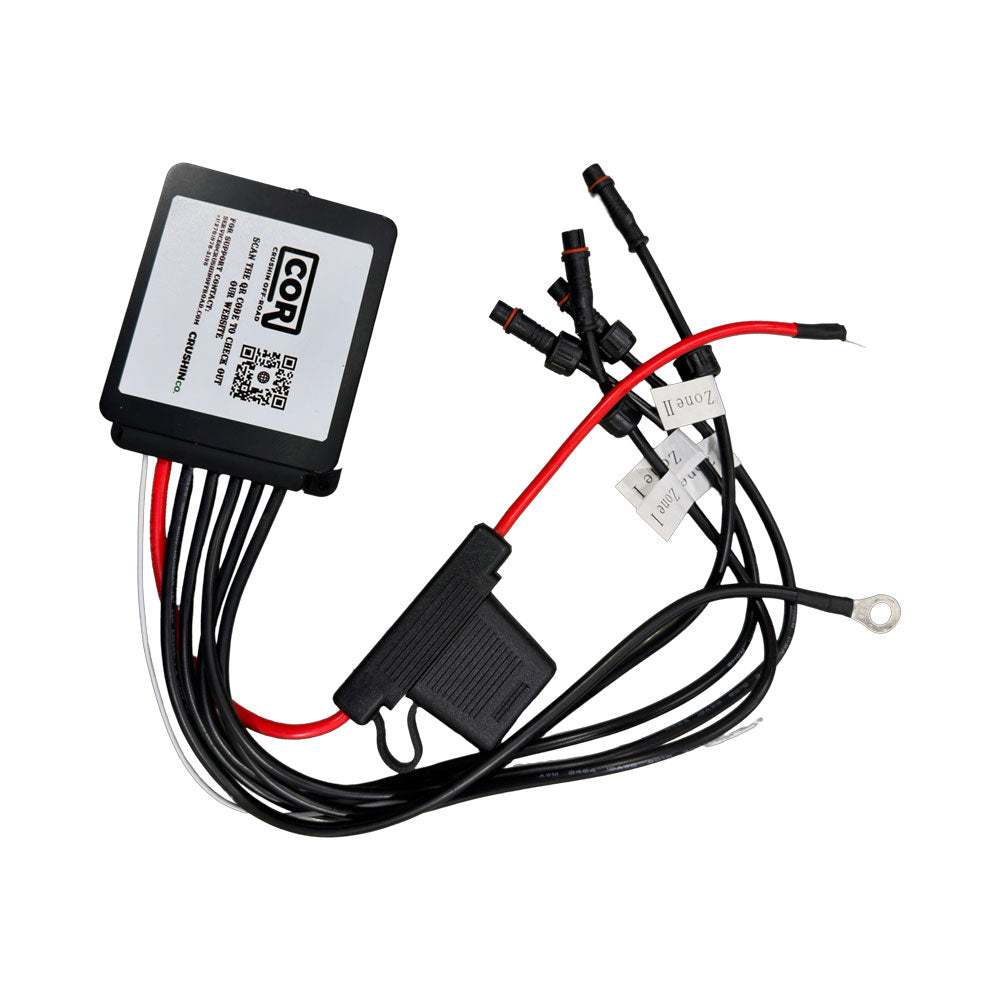 MINI-X Series - White Rock Light  Kit, IP69k, 4 Piece Kit: Complete