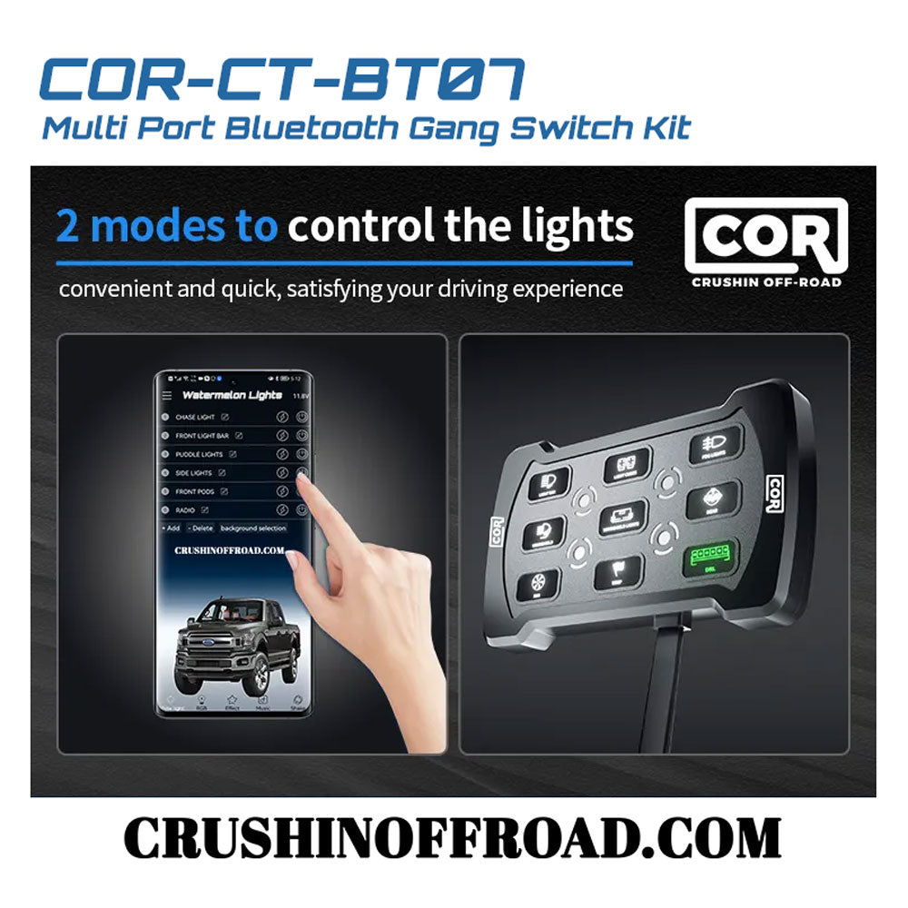 8 Port Multi-Switch Bluetooth Panel System Control Kit