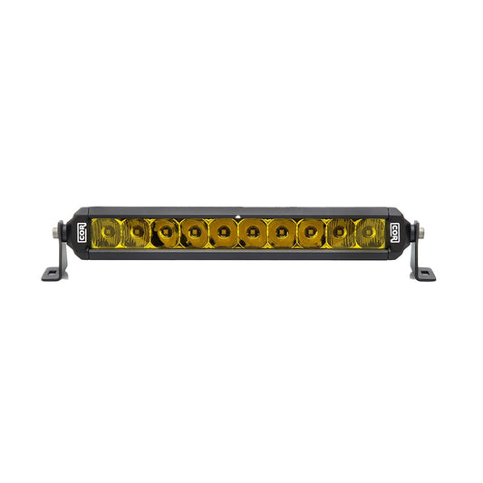 10" 50w A-Series, Amber, Straight, Single Row LED Light Bar
