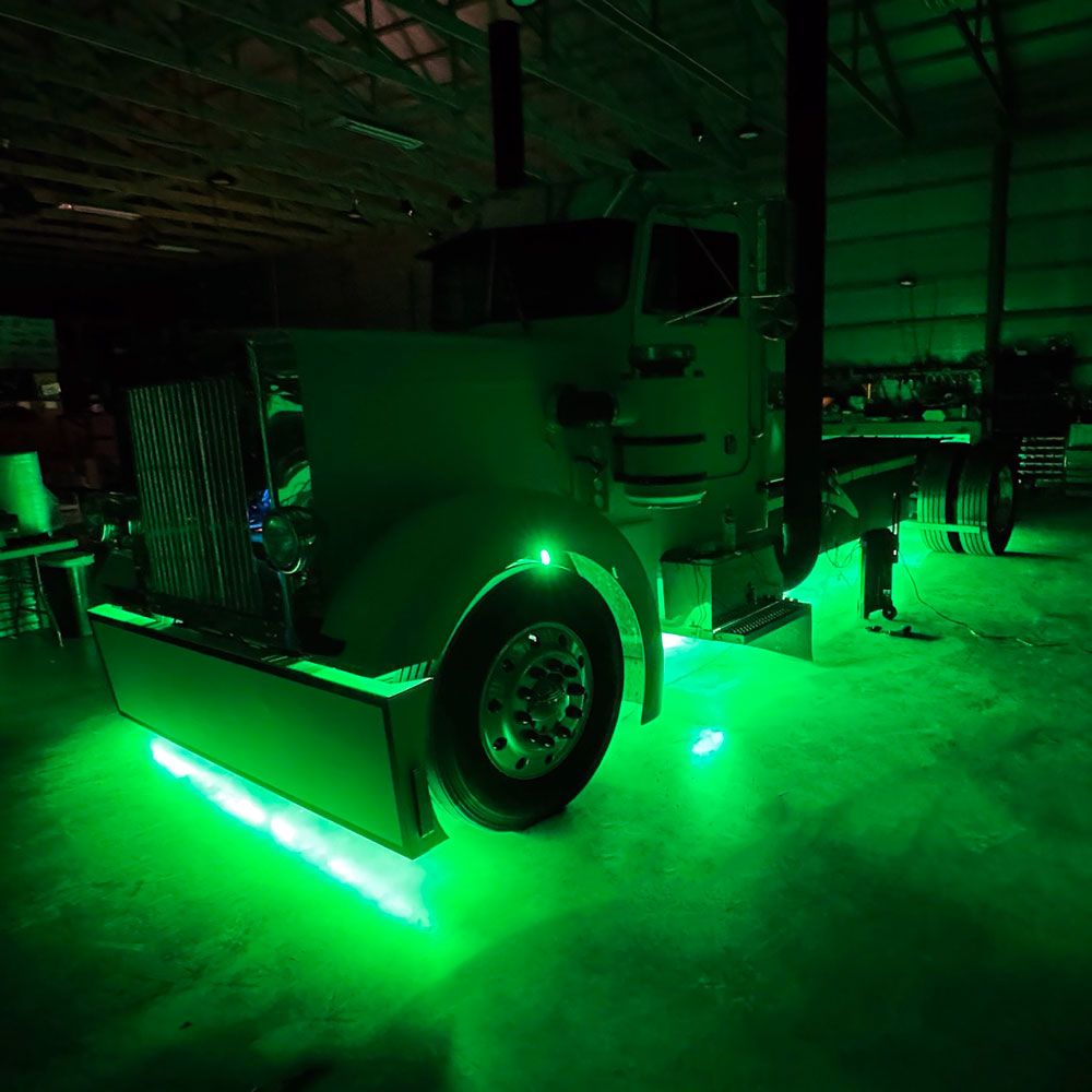 4' Green LED Portal Light Strip Kit, Double Row