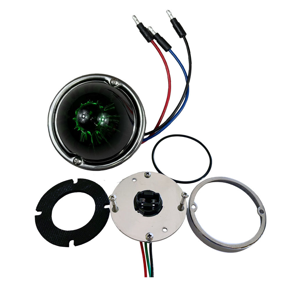 Green 3157 Flush Mount Watermelon Light Kit