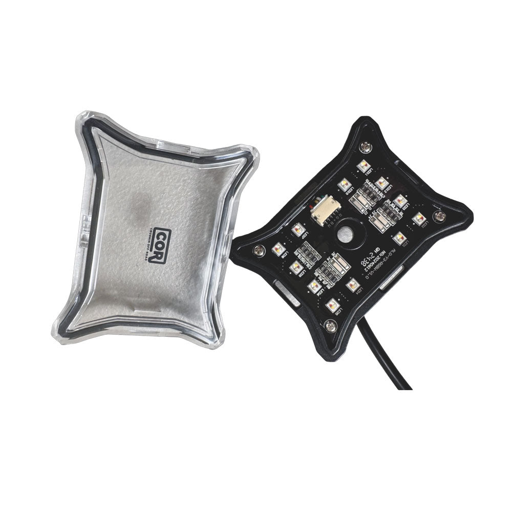 X Series Rock Light Kit, 4 Piece RGB+W IP69k with Bluetooth Controller