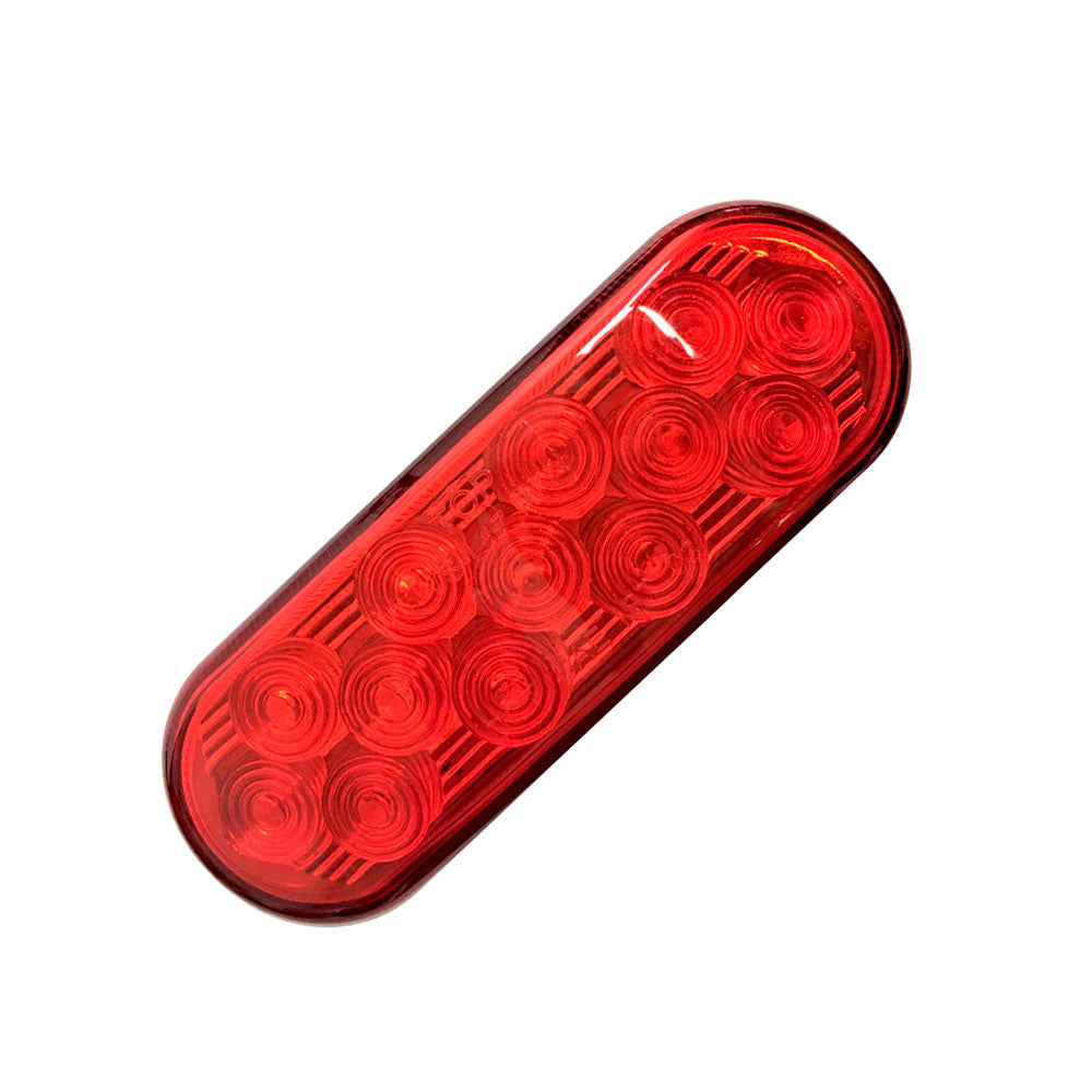 6.5″ Red Oval 20 Diode LED Stop/Tail/Turn Lights