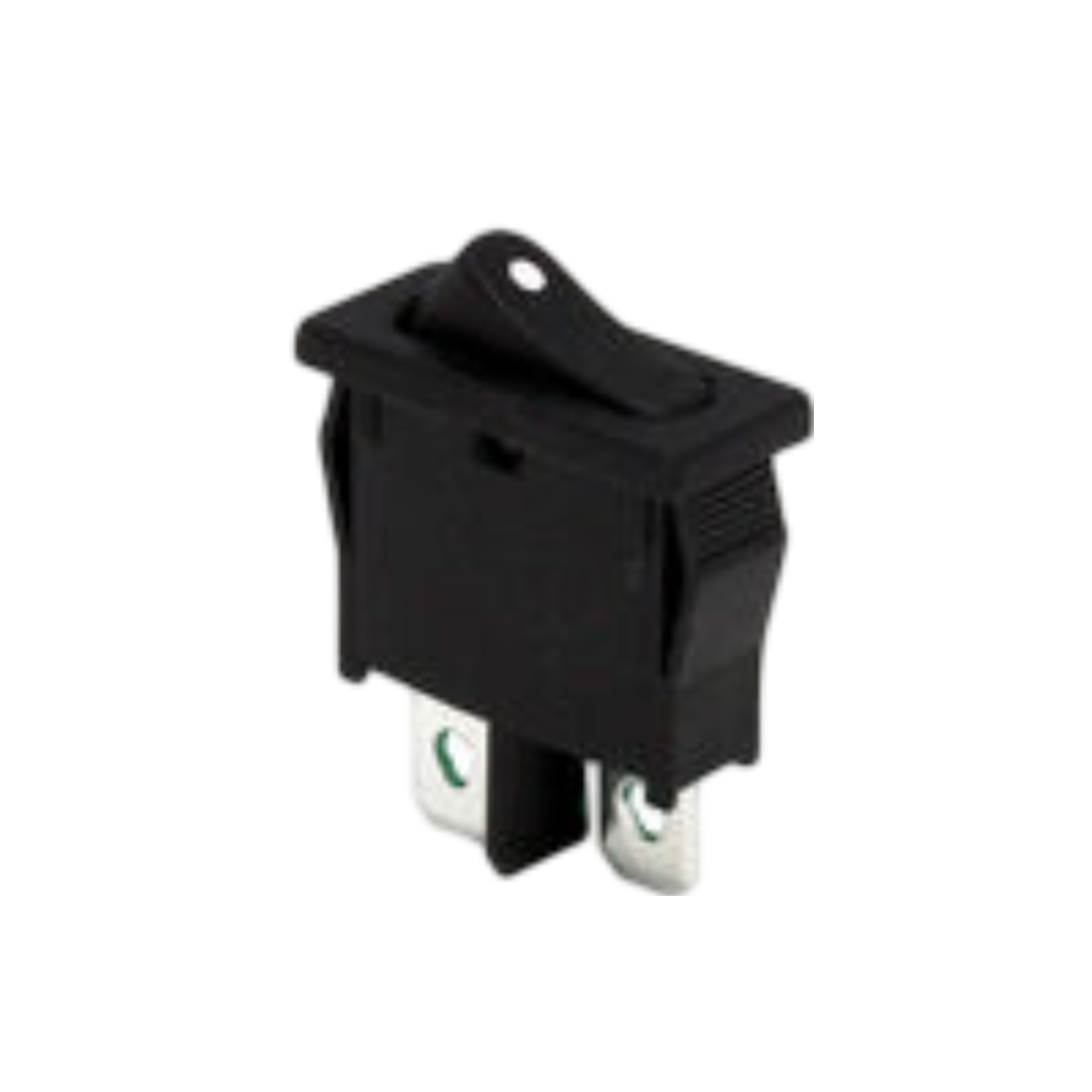 Rectangle Switch Rocker, SPST, 1/4