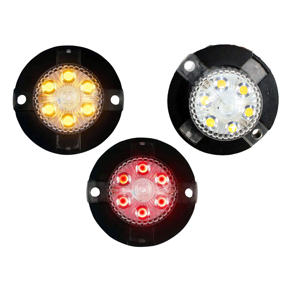 AMBER MINI-Xtreme Round LED Strobe Light