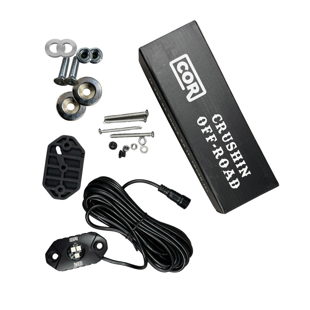 MINI-X Series - RGB Color Rock Light, IP69k, 1 Each