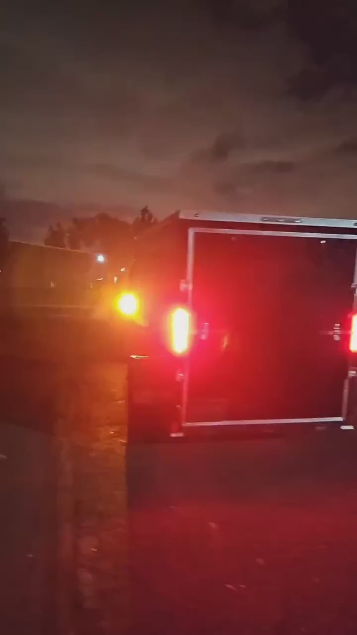 COR Trailer Strobe Flasher Kit, Under Truck Bumper Mount with Remote
