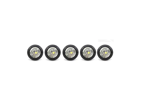 LED Round Marker Lights, 3/4" Diameter, Valance Light