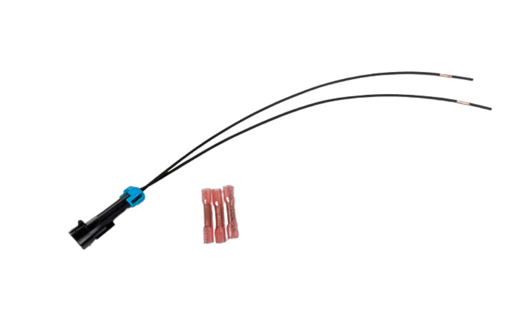 Delphi Metri-Pack 150 2 Way 18awg, Black 1' Pigtail