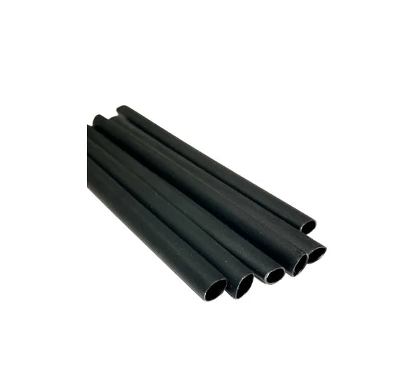 6 inch Stick, Qualtek, Black, Dual Wall, Heat Shrink, 3:1