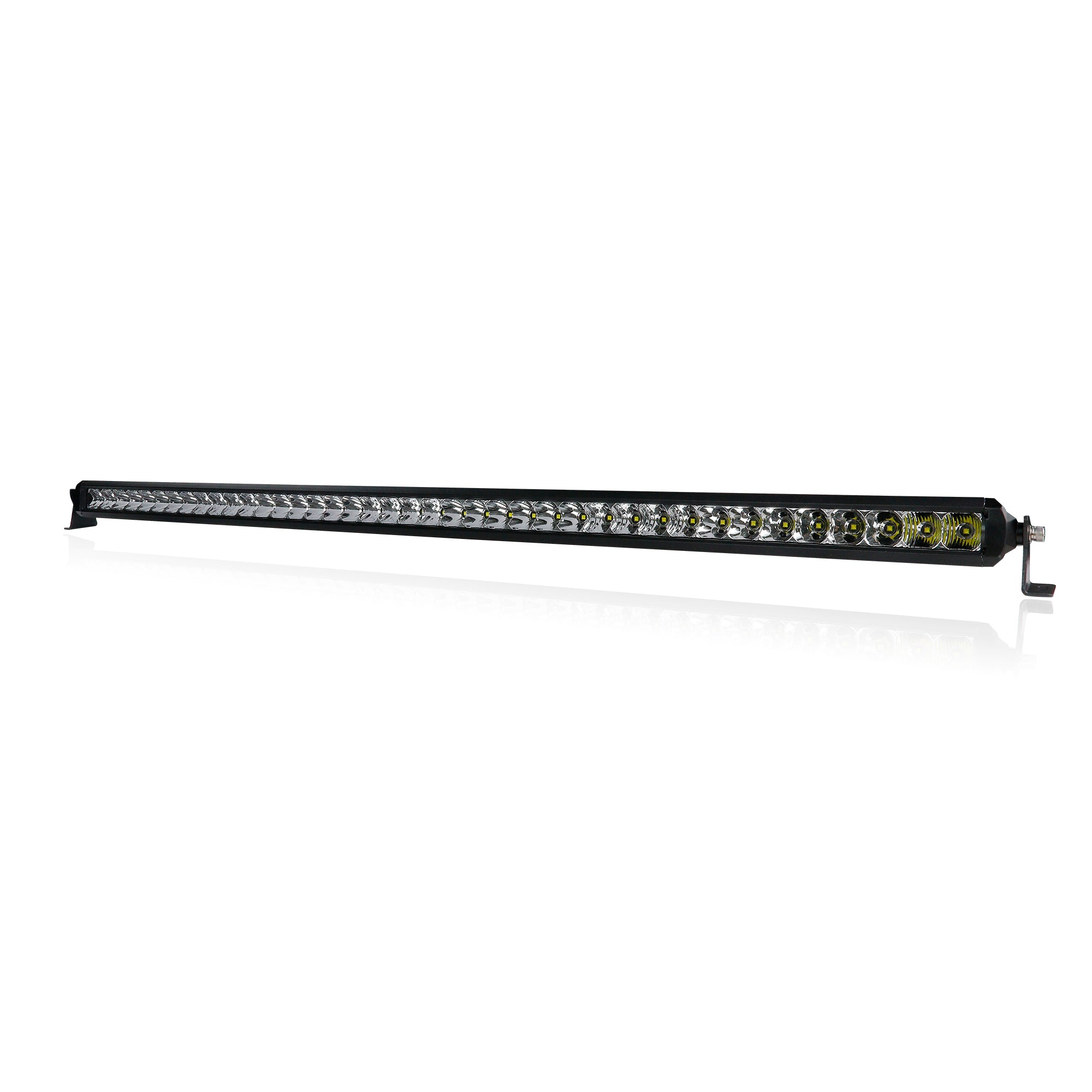 Heavy Duty Screwless Single Row White LED Light Bar