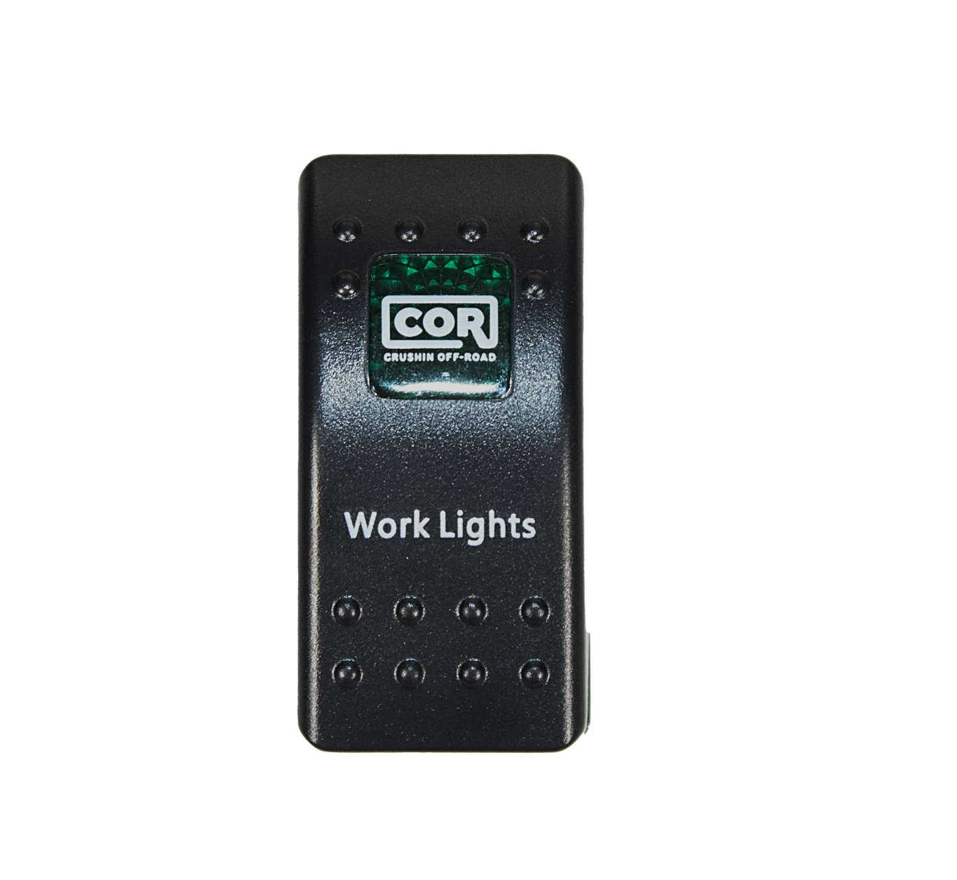 "Work Lights" LED, 20A Waterproof ON-OFF Latching Rocker Switch