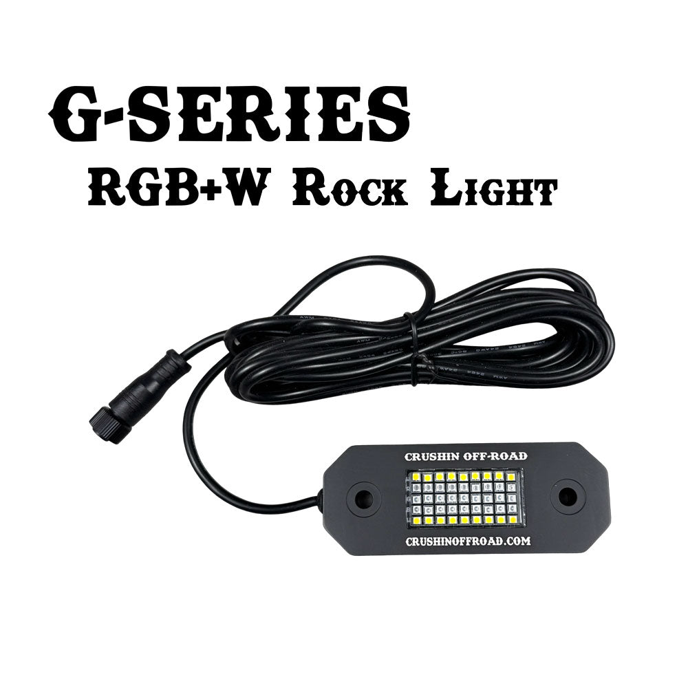 8 Piece RGB+W 45 LED Pod with Dual Zone Controller, 1710 Lumen, G-Series