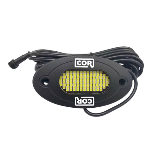 9000LM White MAX IP68 Rock Light Kit, 108w/108LED