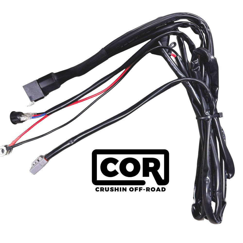 Power Harness for Light Bars with LED Switch, DTP Series
