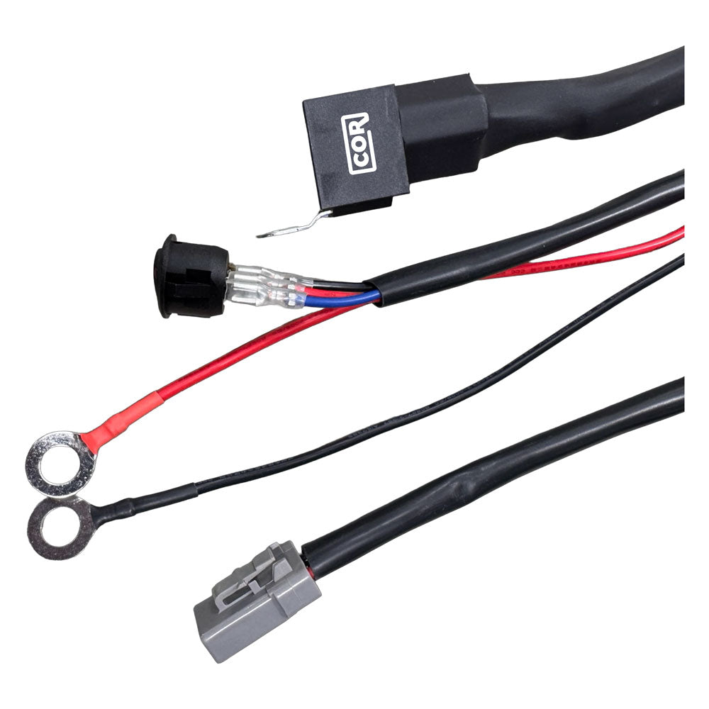 Power Harness for Light Bars with LED Switch, DTP Series