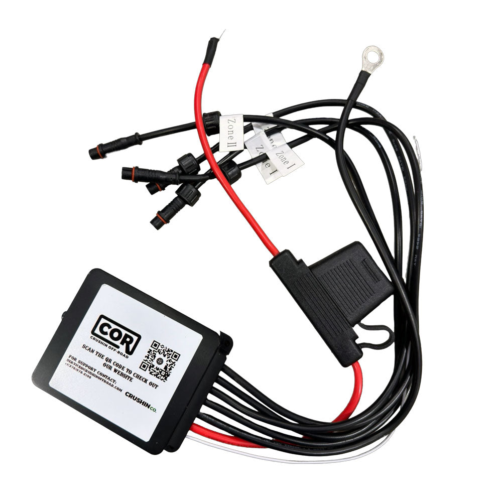 9000LM White MAX IP68 Rock Light Kit, 108w/108LED