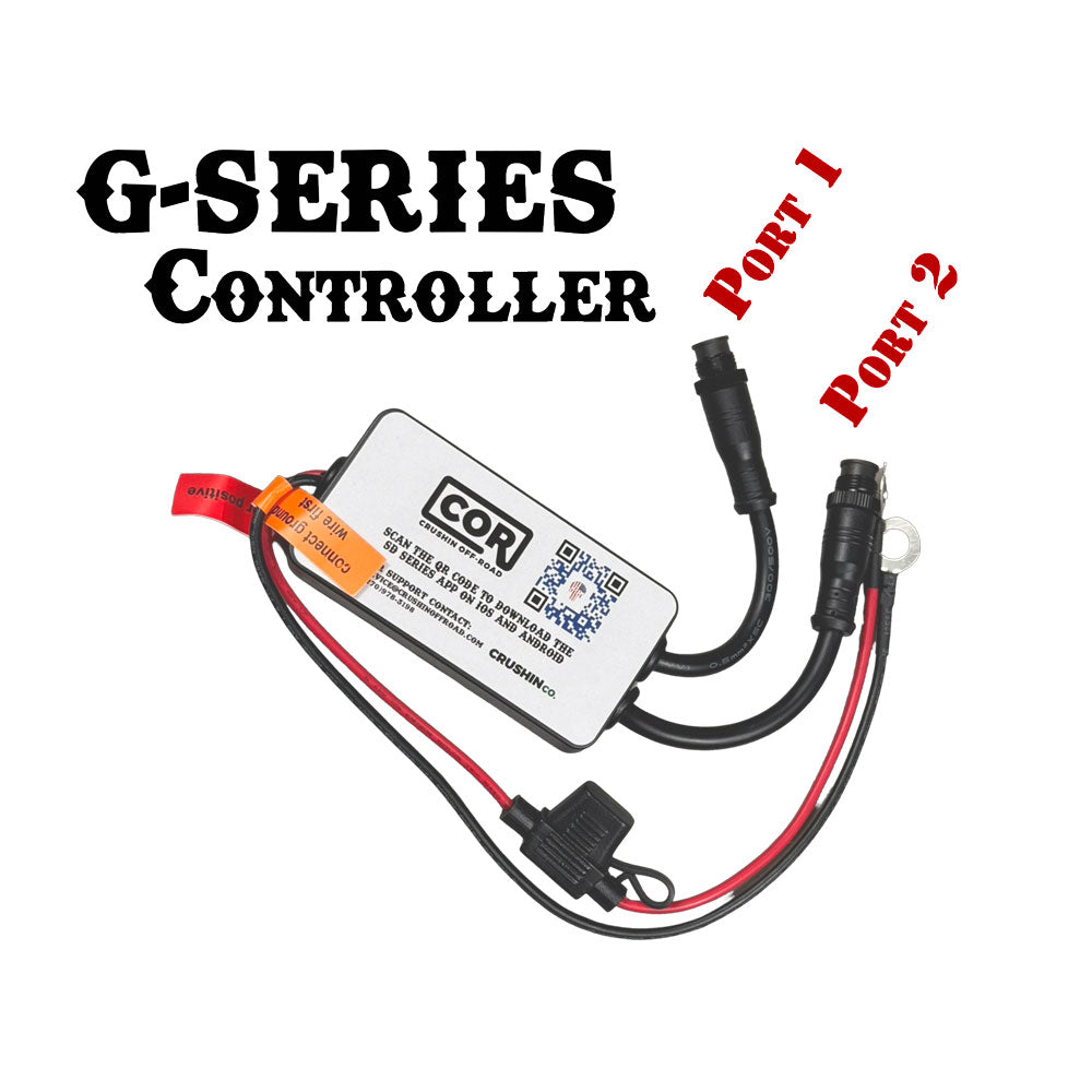 8 Piece RGB+W 45 LED Pod with Dual Zone Controller, 1710 Lumen, G-Series