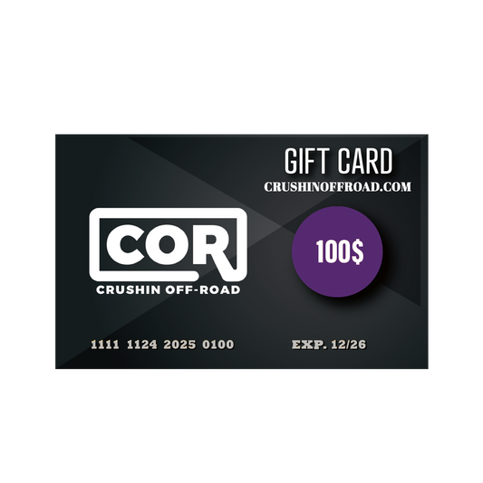 $100 Crushin Off Road Gift Card