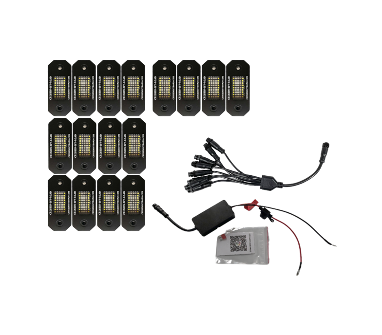 1790 Lumen RGB+W Rock Light Kits