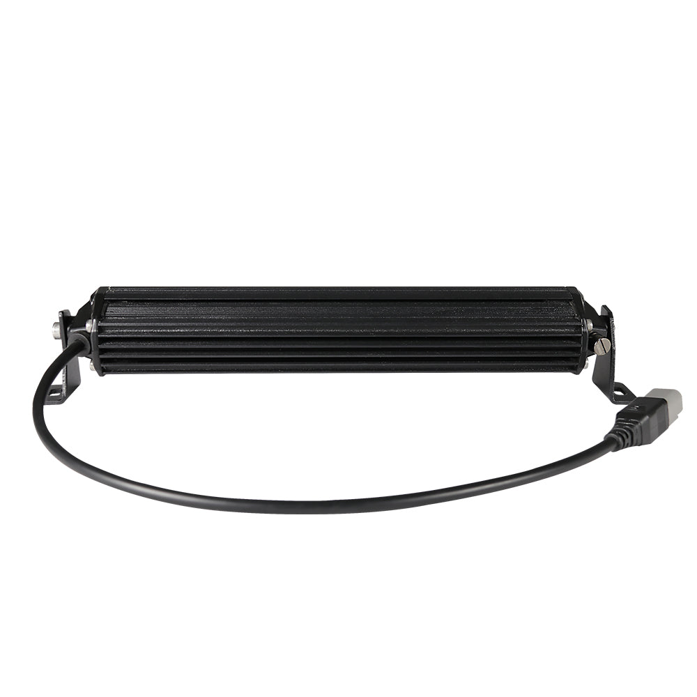 Heavy Duty Screwless Single Row White LED Light Bar