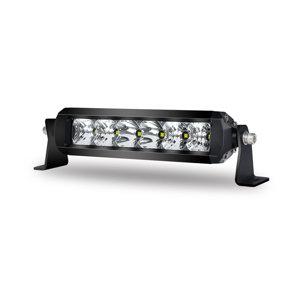 Heavy Duty Screwless Single Row White LED Light Bar