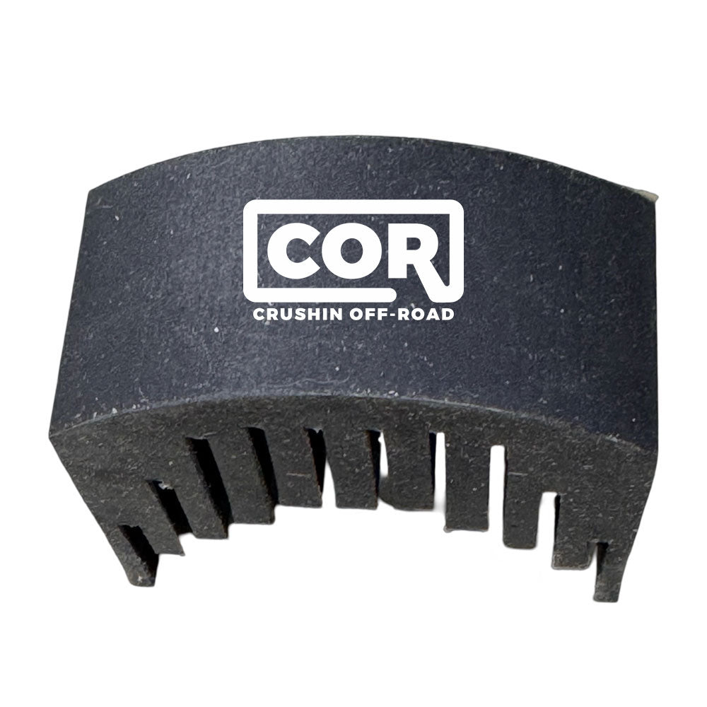 Dual Row Light Bar Sound Damper, Black