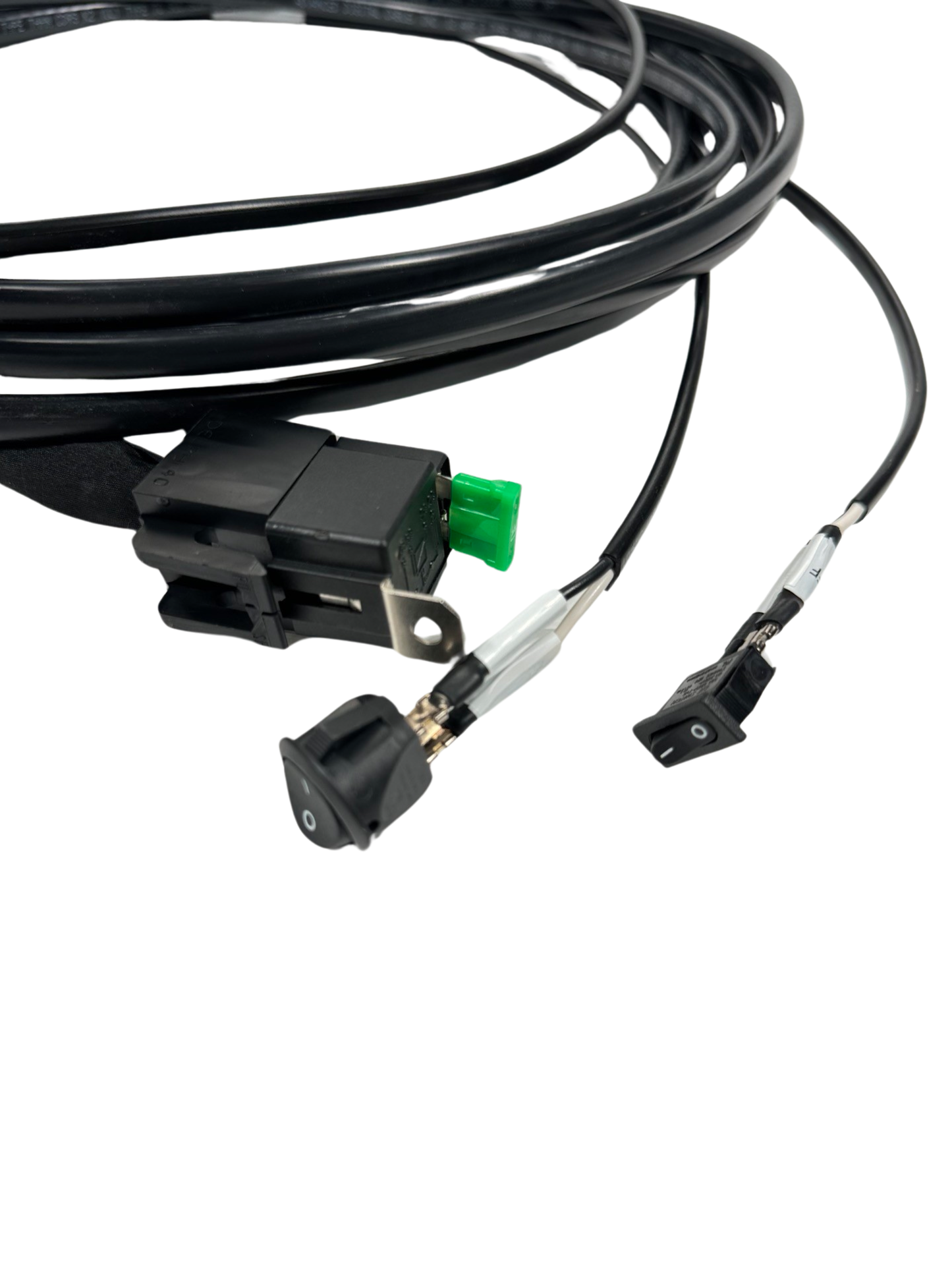 Rock Light Dual Relay, Dual Switched Battery Power Harness 12awg