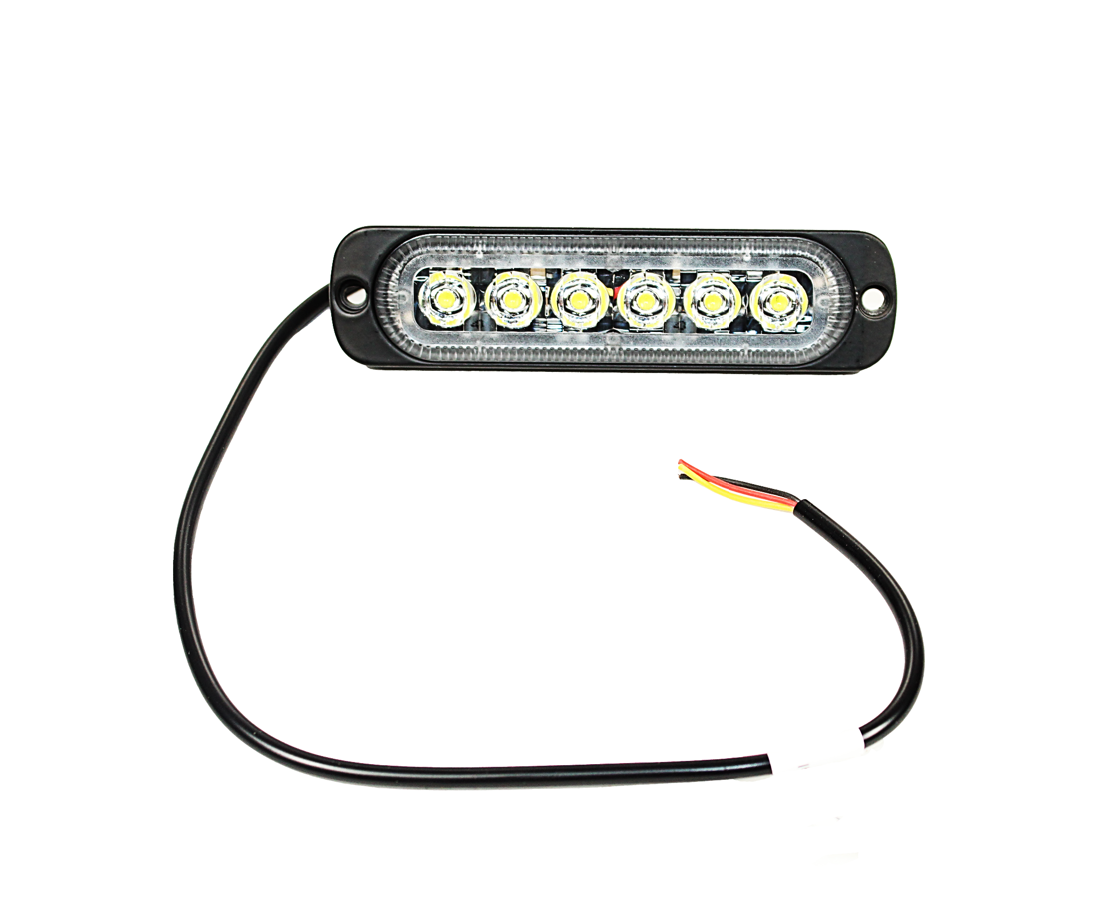 LED Flashing Warning Strobe, Surface Mount Light, AMBER