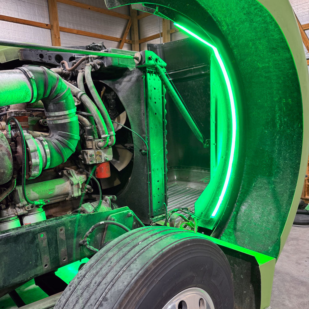 4' Green LED Portal Light Strip Kit, Double Row