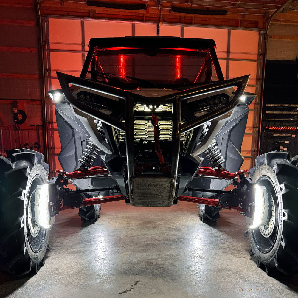 4' RGB+W LED Portal Light Strip Kit, Double Row