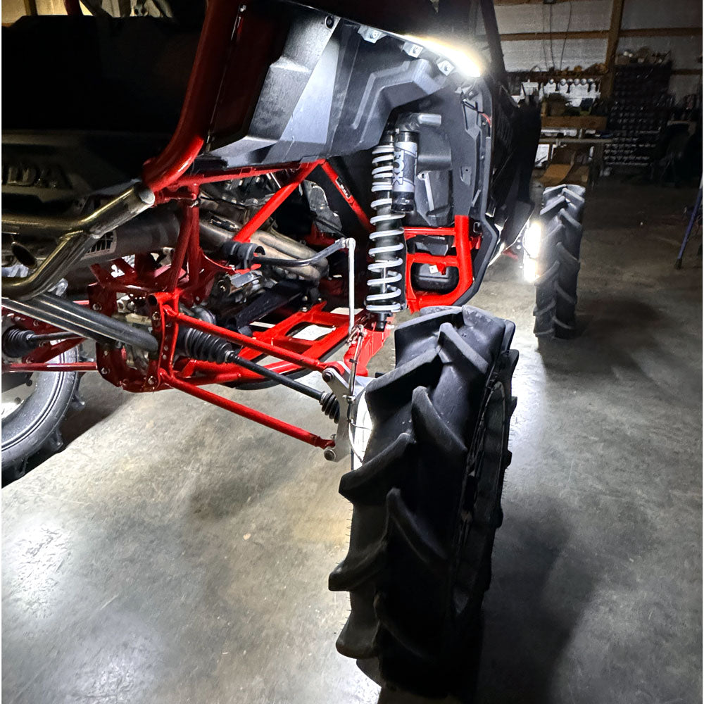 4' White LED Portal Light Strip Kit, Double Row