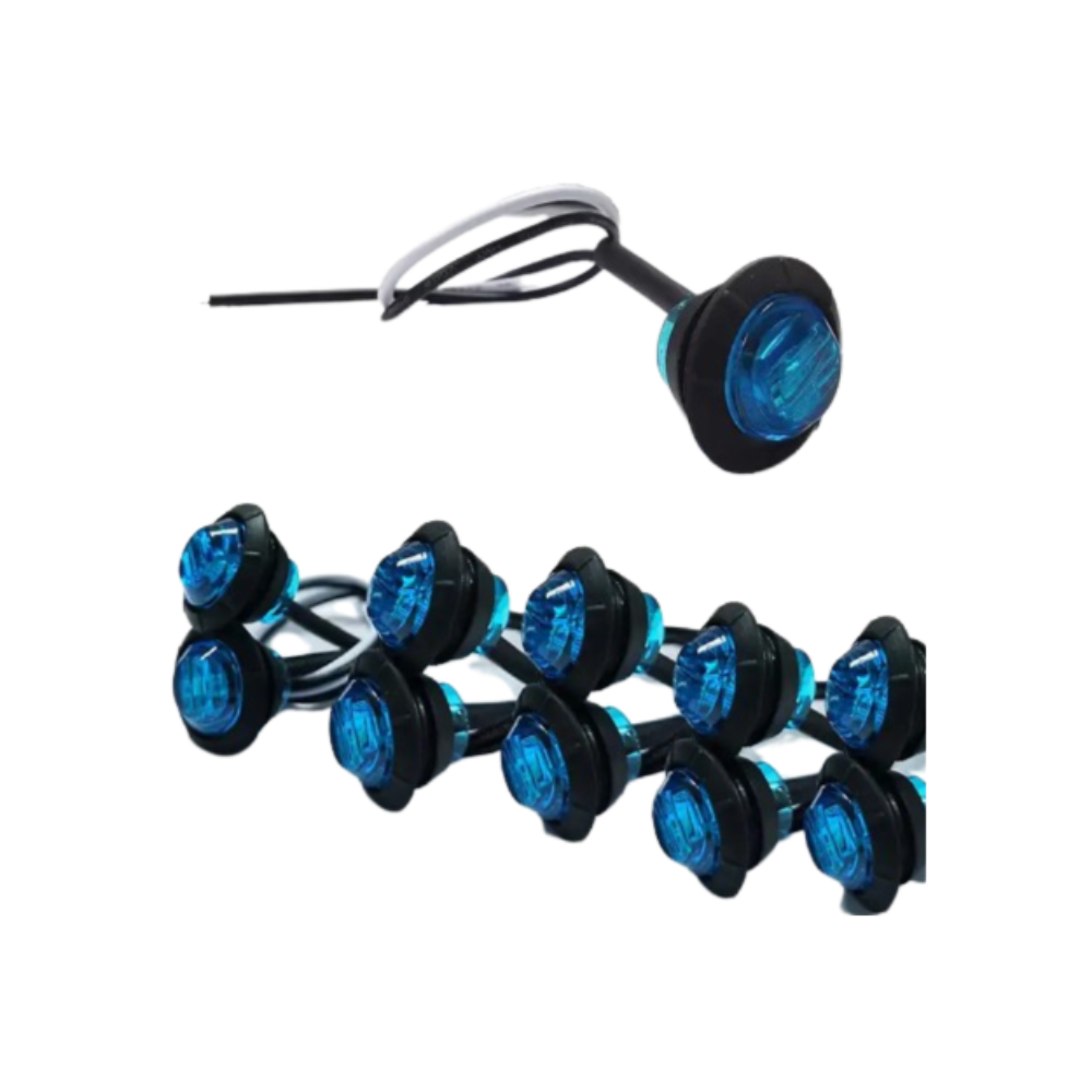 LED Round Marker Lights, 3/4
