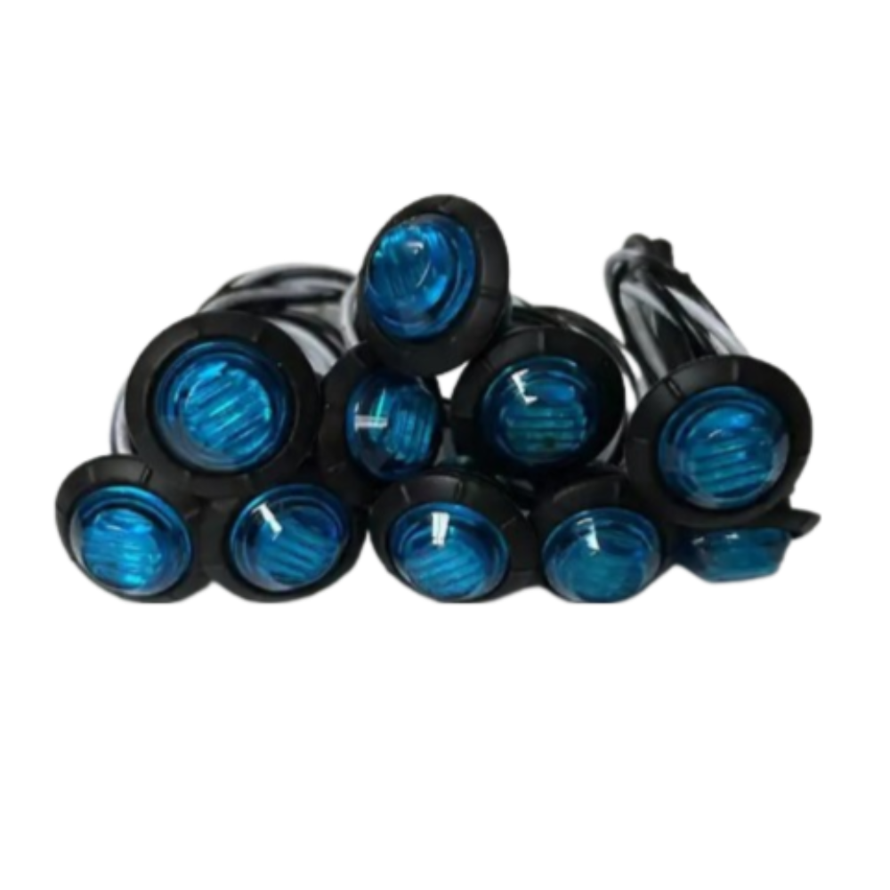 LED Round Marker Lights, 3/4