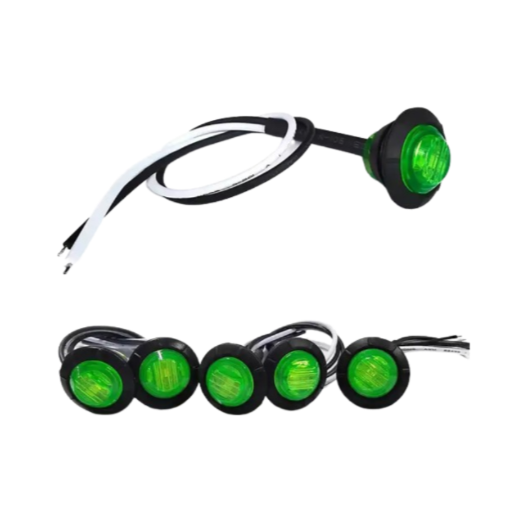 LED Round Marker Lights, 3/4