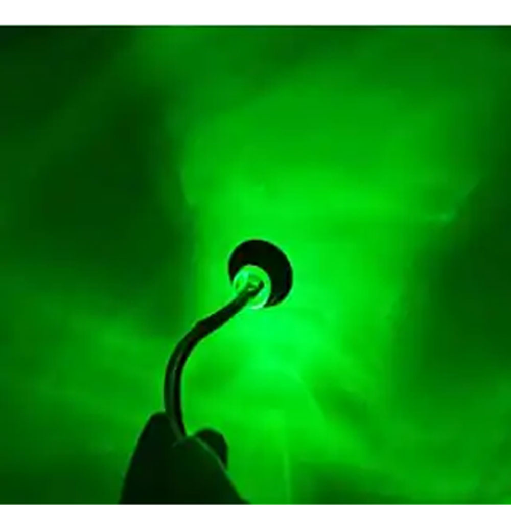 Green LED Round Marker Lights, 3/4