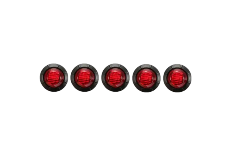 LED Round Marker Lights, 3/4