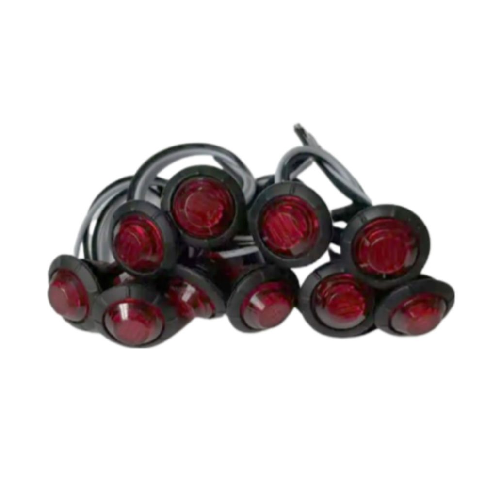 LED Round Marker Lights, 3/4