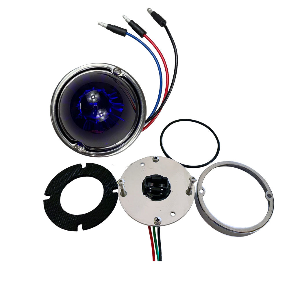 Blue 3157 Flush Mount Watermelon Light Kit