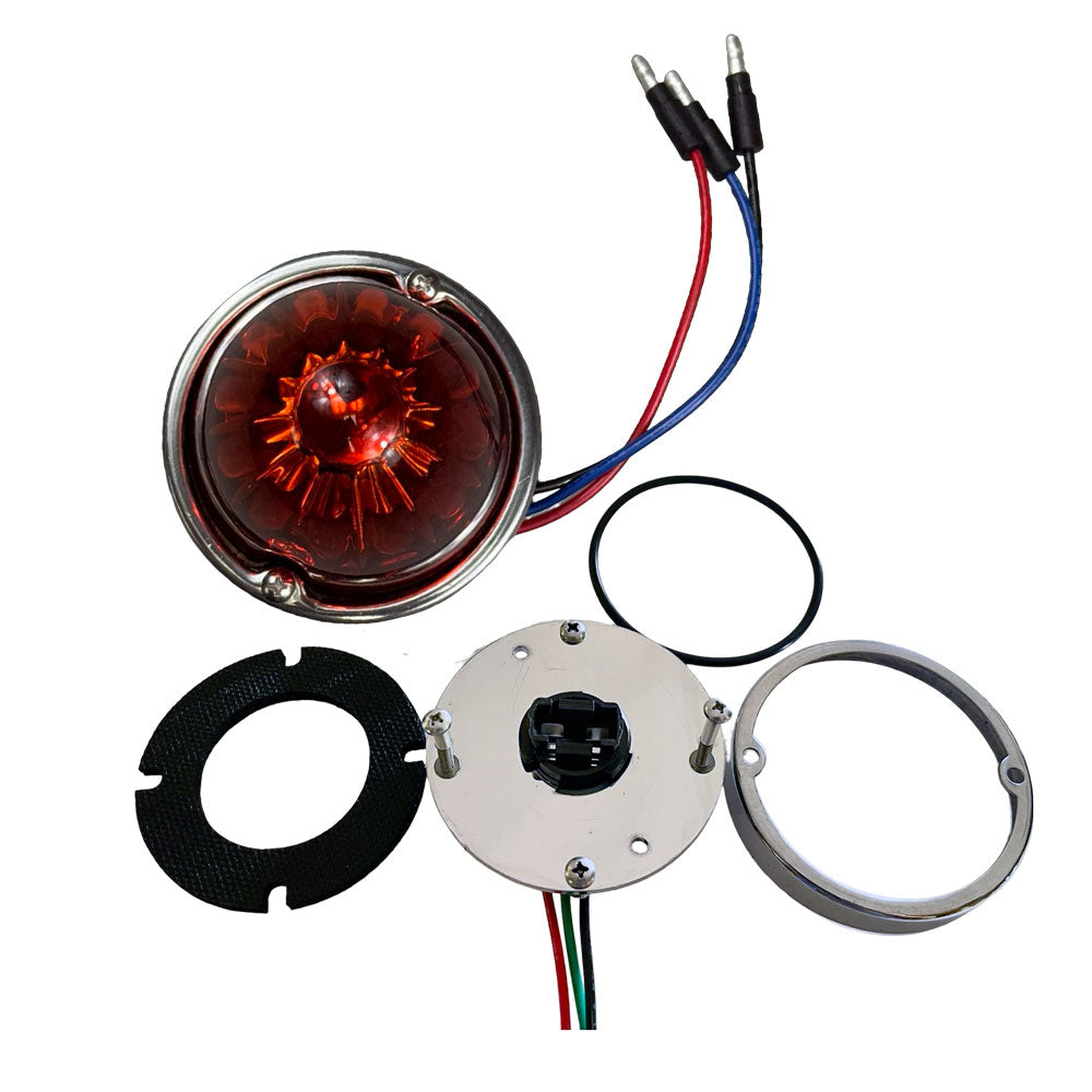 Dark Amber 3157 Flush Mount Watermelon Light Kit