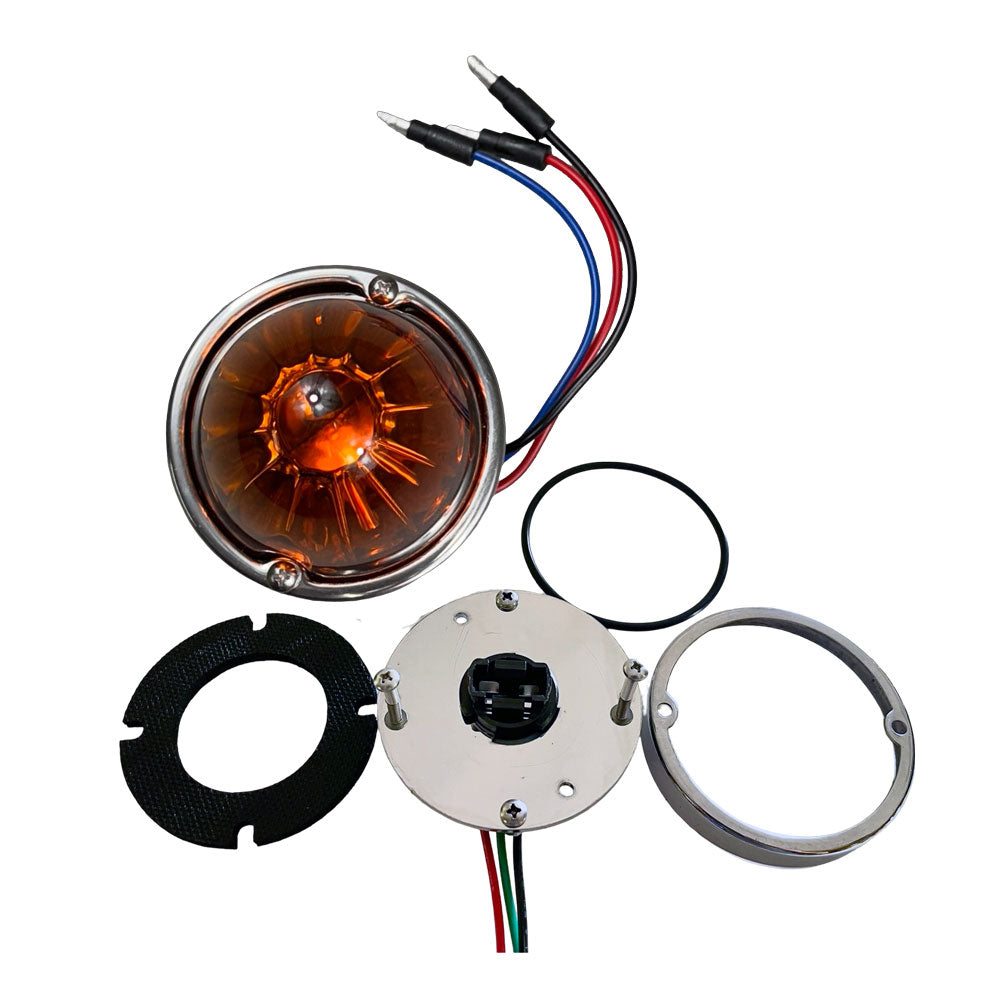 Light Amber 3157 Flush Mount Watermelon Light Kit