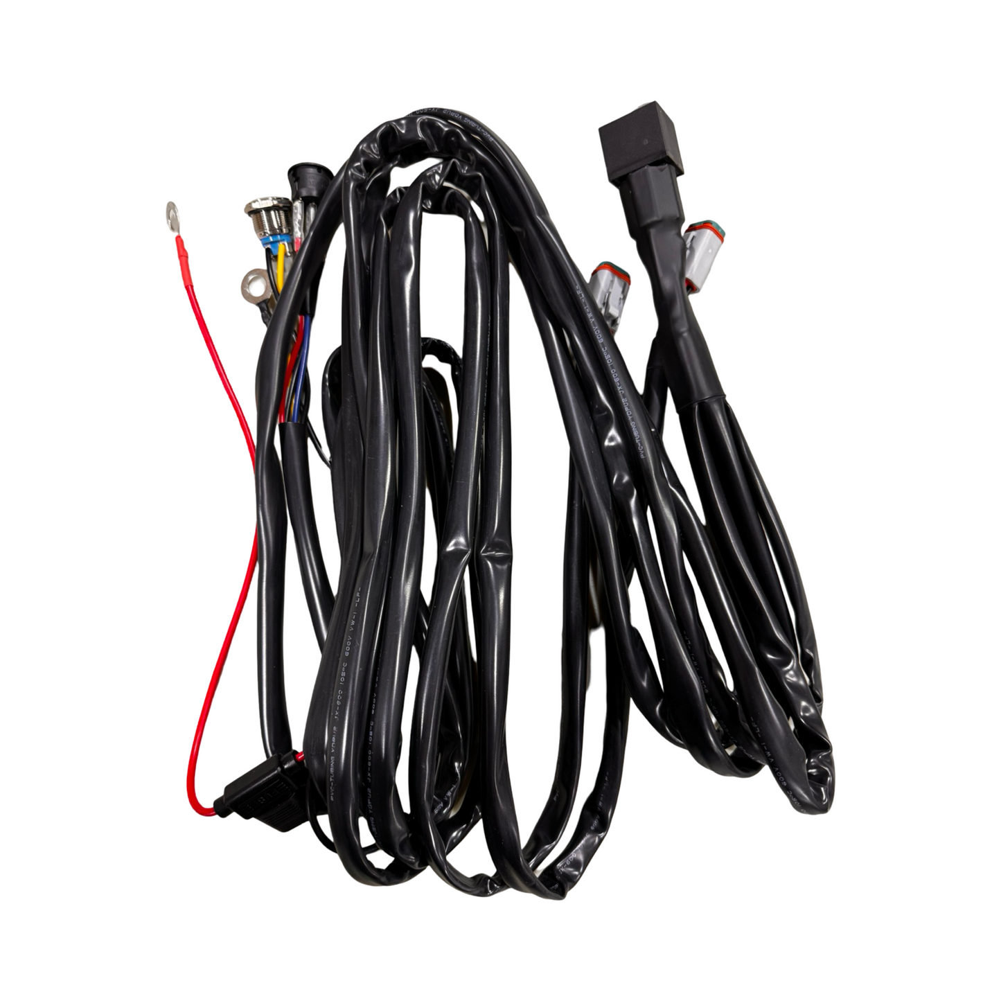 Wire Harness for control 2 RGB Accent Pod LIghts, Rocker & Momentary