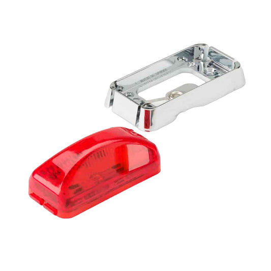 2 1/2" x 1 1/4" Red Rectangle LED Trailer Marker Light Kit