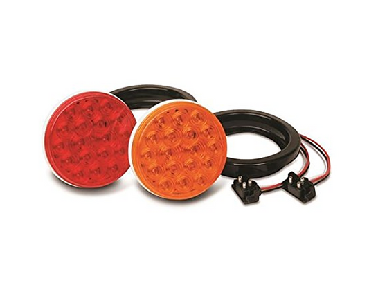 4″ 18 Diode, Round LED Stop-Turn-Tail Lights