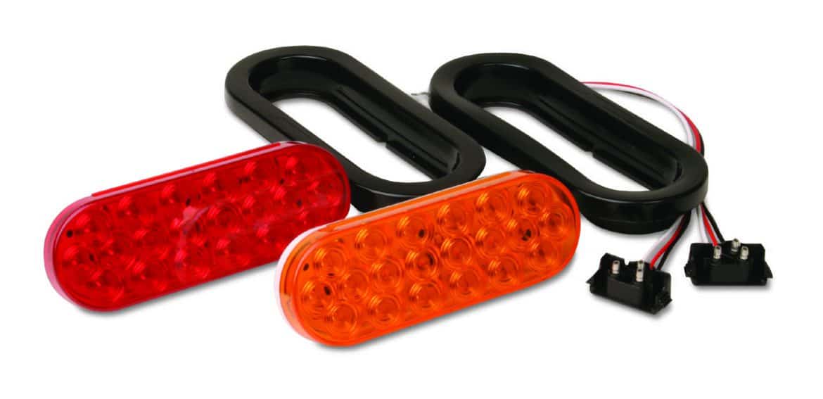 6.5″ Oval 20 Diode LED Stop/Tail/Turn Lights