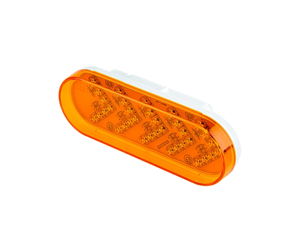 Oval LED Amber Light with Sequencing Turn Signal – Crushin Off Road