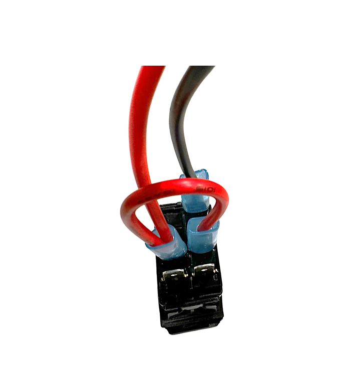 LED Snap in Rocker Switch, DPST, ON-OFF, Green LED, WORK LIGHTS